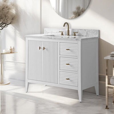 Vanity Art 36" Single Bathroom Vanity Set