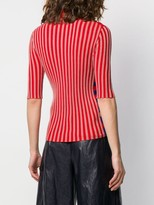 Thumbnail for your product : Sonia Rykiel Striped Polo Jumper