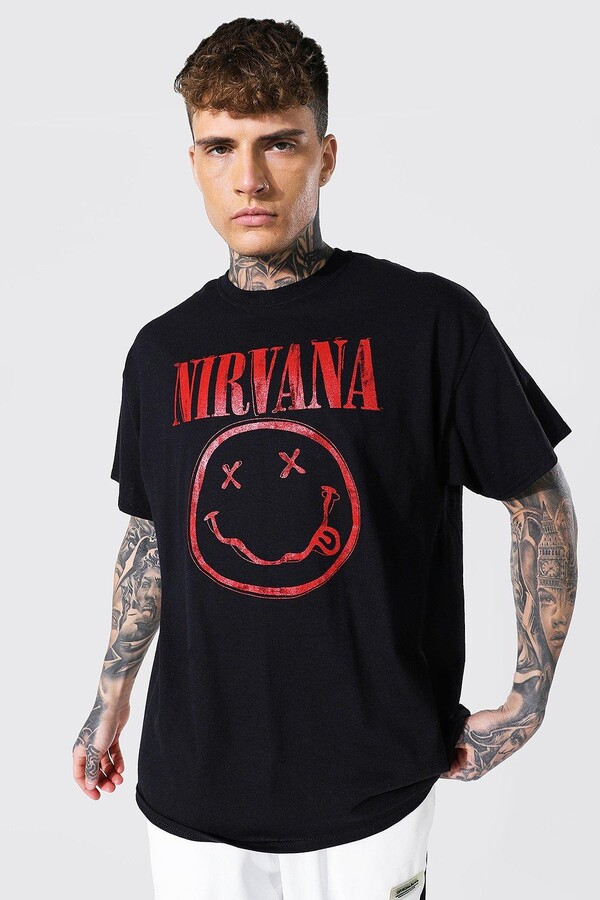 Nirvana T Shirt | Shop the world's largest collection of fashion |  ShopStyle UK