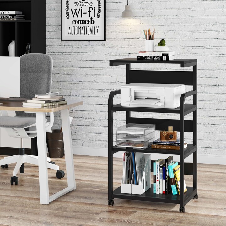 Tribesigns 4Shelf Mobile Printer Stand with Storage ShopStyle Home