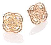 Thumbnail for your product : ginette_ny Purity Gold 18K Rose Gold Stud Earrings