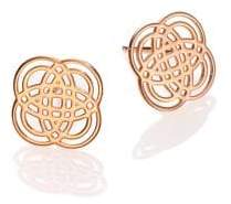 ginette_ny Purity Gold 18K Rose Gold Stud Earrings