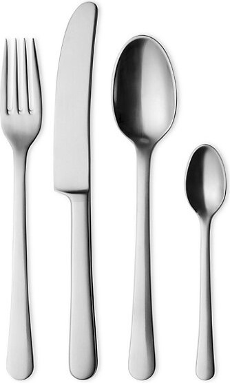 Georg Jensen Copenhagen Flatware, Set of 4 in Silver