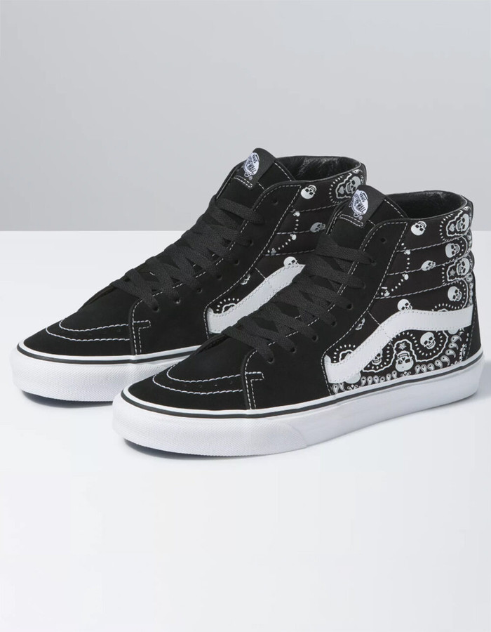 black checkered vans high top