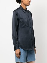 Thumbnail for your product : Equipment Silk Long-Sleeve Blouse