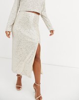 Thumbnail for your product : UNIQUE21 sequin midi skirt
