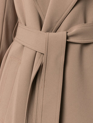 Theory draped fitted coat