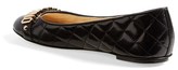 Thumbnail for your product : Moschino Logo Quilted Ballet Flat (Women)