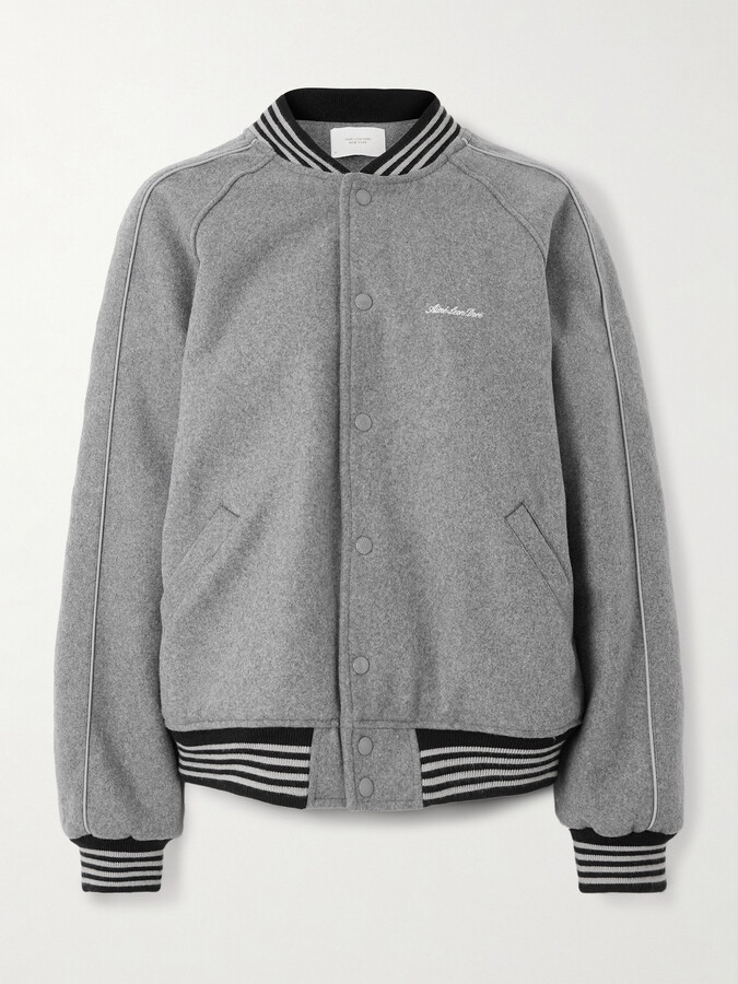 Aimé Leon Dore Wool Varsity Jacket - Gray