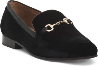 TJMAXX Ali Bit Loafers For Women, Leather/Gold