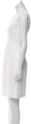 Michael Kors Sleeveless Knee-Length Dress White Sleeveless Knee-Length Dress