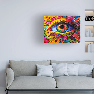 Shawna Stewart Neon Eye 2 Canvas Art