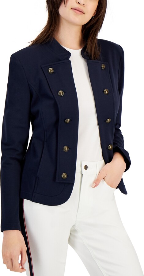 Tommy Hilfiger Women's Military Band Jacket - ShopStyle