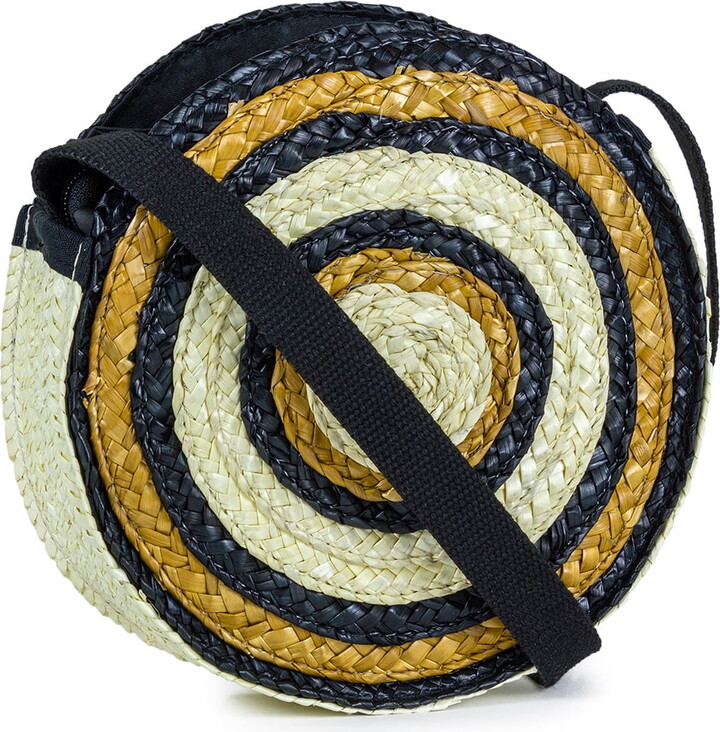 Circle Straw Bag 8 In