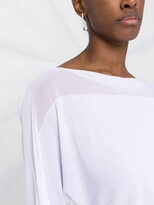 Thumbnail for your product : Emporio Armani ribbed boat-neck T-Shirt