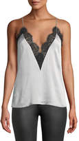 Thumbnail for your product : CAMI NYC The Channing Silk Cami with Lace