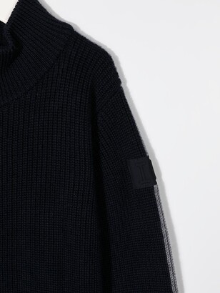 Il Gufo Reversible Zip-Up Knitred Jacket