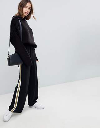 ASOS Design Oversized Jumper with Pleat Sleeve Detail