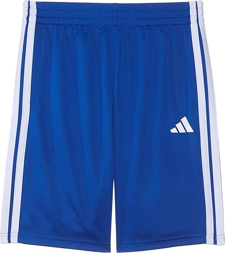 Adidas Originals Kids Essentials 3-stripe Shorts (Big Kids) Boy's Shorts Team Royal Blue : LG (14-16 Big Kids), Mesh/Polyester