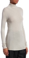Thumbnail for your product : Brunello Cucinelli Slim Lurex Ribbed Turtleneck
