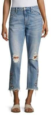 Tularosa Hailey Straight Distressed Jeans