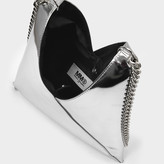 Thumbnail for your product : MM6 MAISON MARGIELA Japanese Crossbody With Metallic Chain In Silver Synthetic Leather