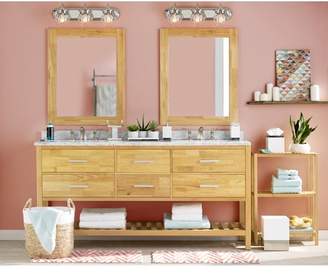 Andover Mills Middletown 72" Double Bathroom Vanity Set with Mirror Base
