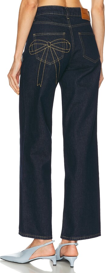 Sandy Liang Taro Jean in Blue