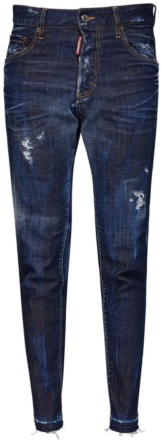 DSQUARED2 Skinny Dan Perfecto Wash Denim Jeans - ShopStyle
