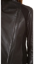 Thumbnail for your product : Vince Side Zip Leather Jacket