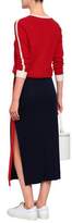Thumbnail for your product : Ninety Percent Striped Stretch-jersey Midi Skirt