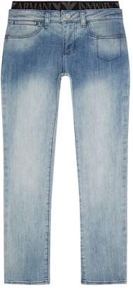 Giorgio Armani Logo Waistband Jeans