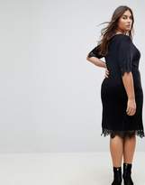 Thumbnail for your product : Brave Soul Plus Elina Lace Trim Dress