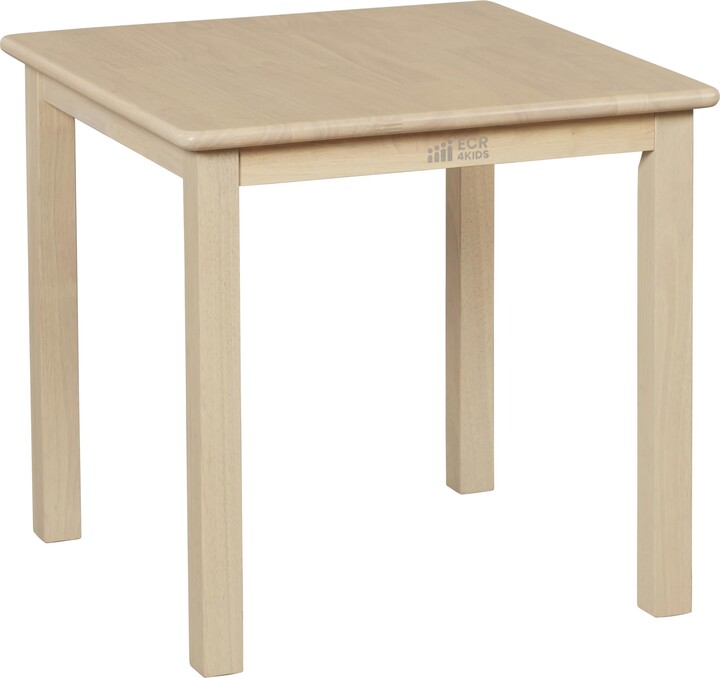 ECR4kids 24in Square Hardwood Table with 22in Legs