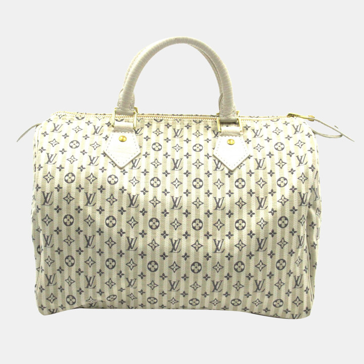 Louis Vuitton Monogram Mini Lin Speedy 30, Louis Vuitton Handbags