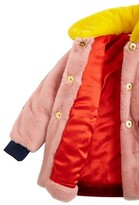 Thumbnail for your product : Little Marc Jacobs Color Block Faux Fur Coat