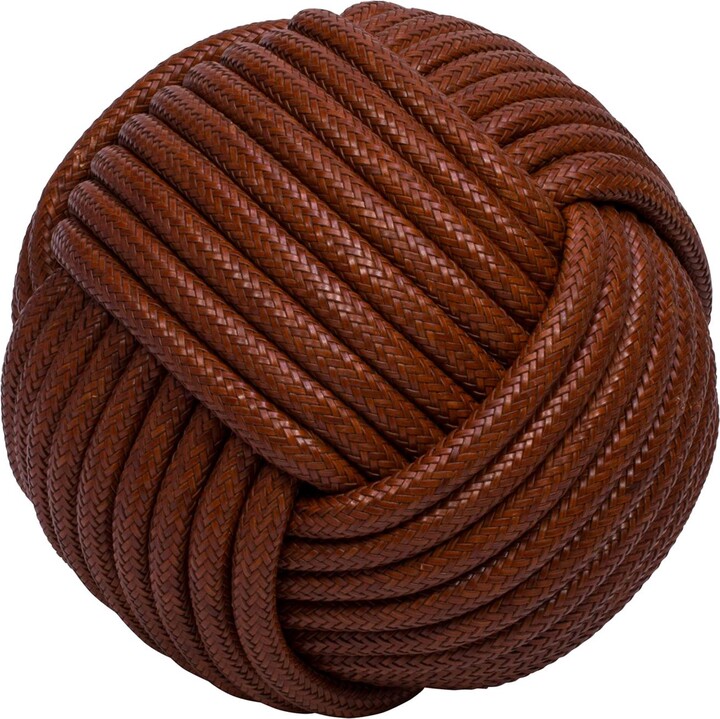 Giobagnara Nodo Leather Pouf