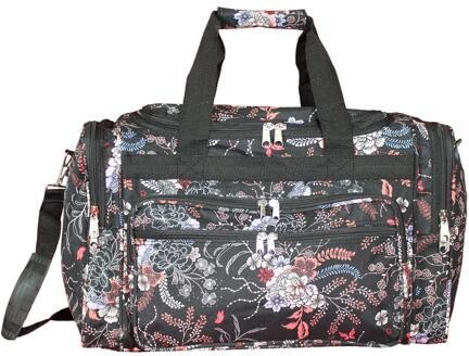 World Traveler 16-inch Carry-On Duffel Bag - Flower Bloom
