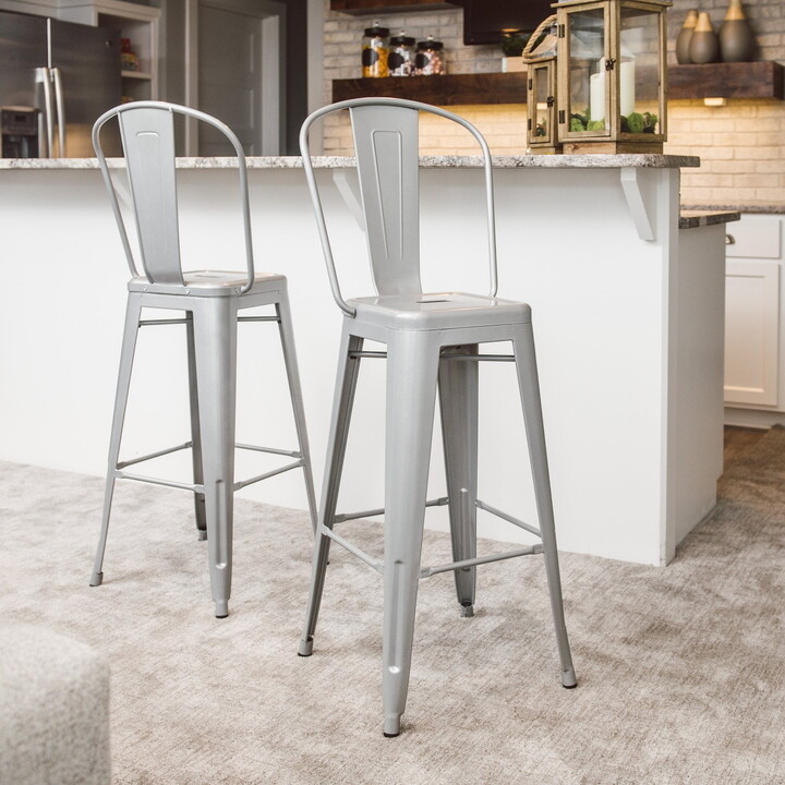 Aeon Furniture Aeon Garvin 30 in. Barstool - Set of 2