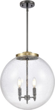 17 Stories Frederick 3 - Light Single Globle Pendant