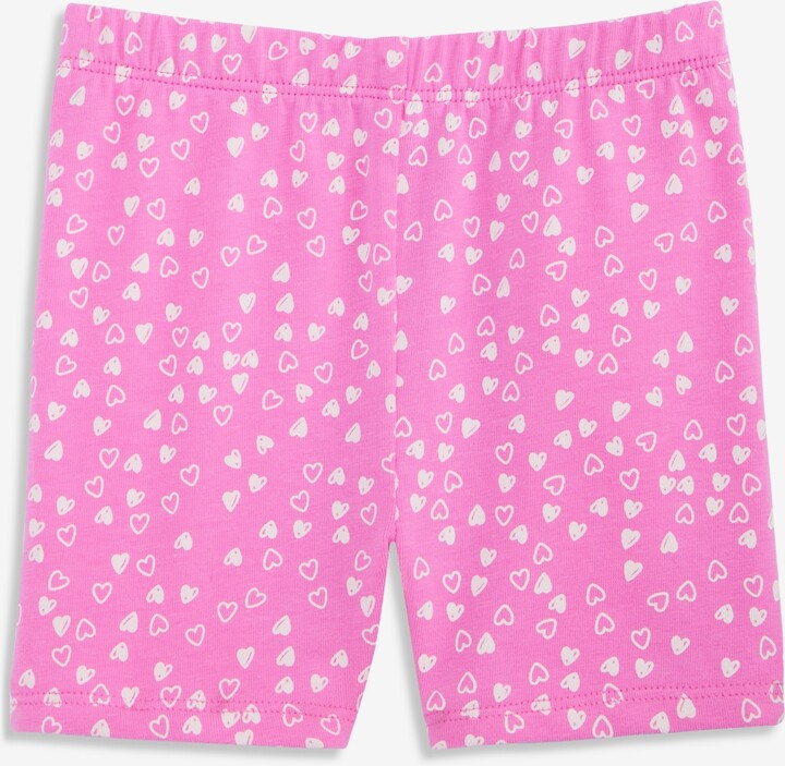 First Impressions Girls' Toddler 2T-4T Mini Hearts Printed Biker Shorts, Macy's Exclusive