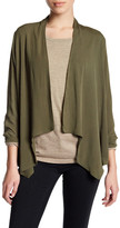 Thumbnail for your product : Bobeau Open Front Woven Jacket (Petite)
