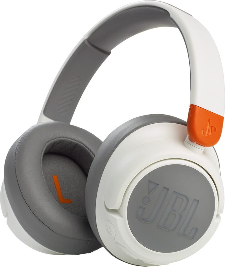JBL JR 460NC - Wireless over-ear Noise Cancelling kids headphones - Learn, play and explore with JBL Safe Sound, noise-free. - White