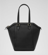Thumbnail for your product : Reiss Marlo STRUCTURED BLACK TOTE