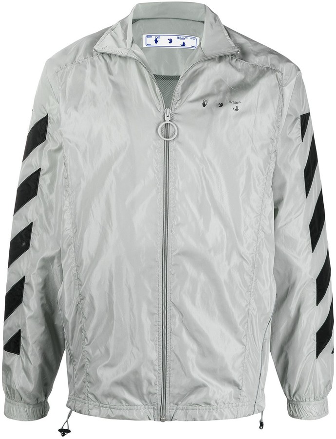 off white waterproof jacket