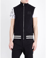 Thumbnail for your product : Alexander McQueen Logo-embroidered cotton-jersey gilet