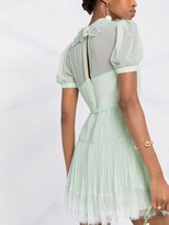 Thumbnail for your product : Self-Portrait Chiffon Pleated Mini Dress