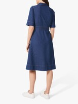 Thumbnail for your product : Hobbs London Denim Knee Length Dress, Blue
