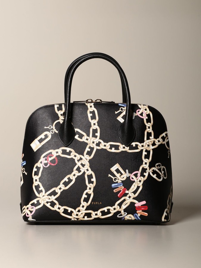 furla bag with chain