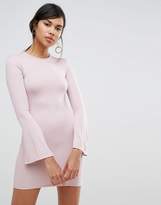 Thumbnail for your product : Ivyrevel Split Long Sleeve Jersey Mini Dress